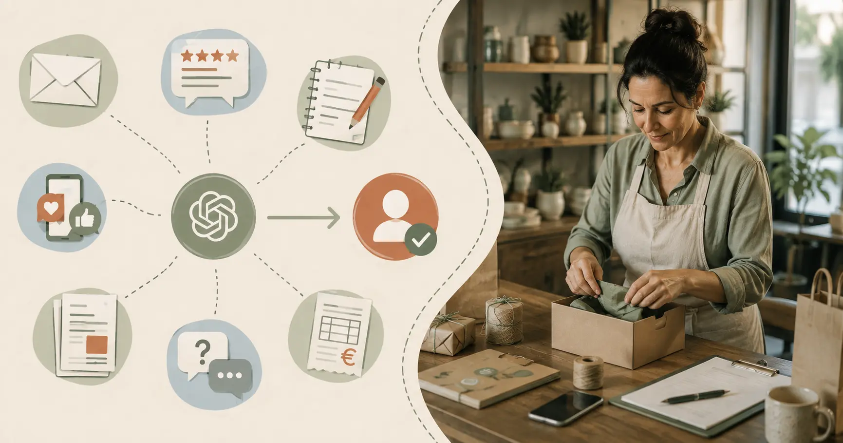 ChatGPT per lavoro come supporto a email, clienti, contenuti e organizzazione di una piccola attività