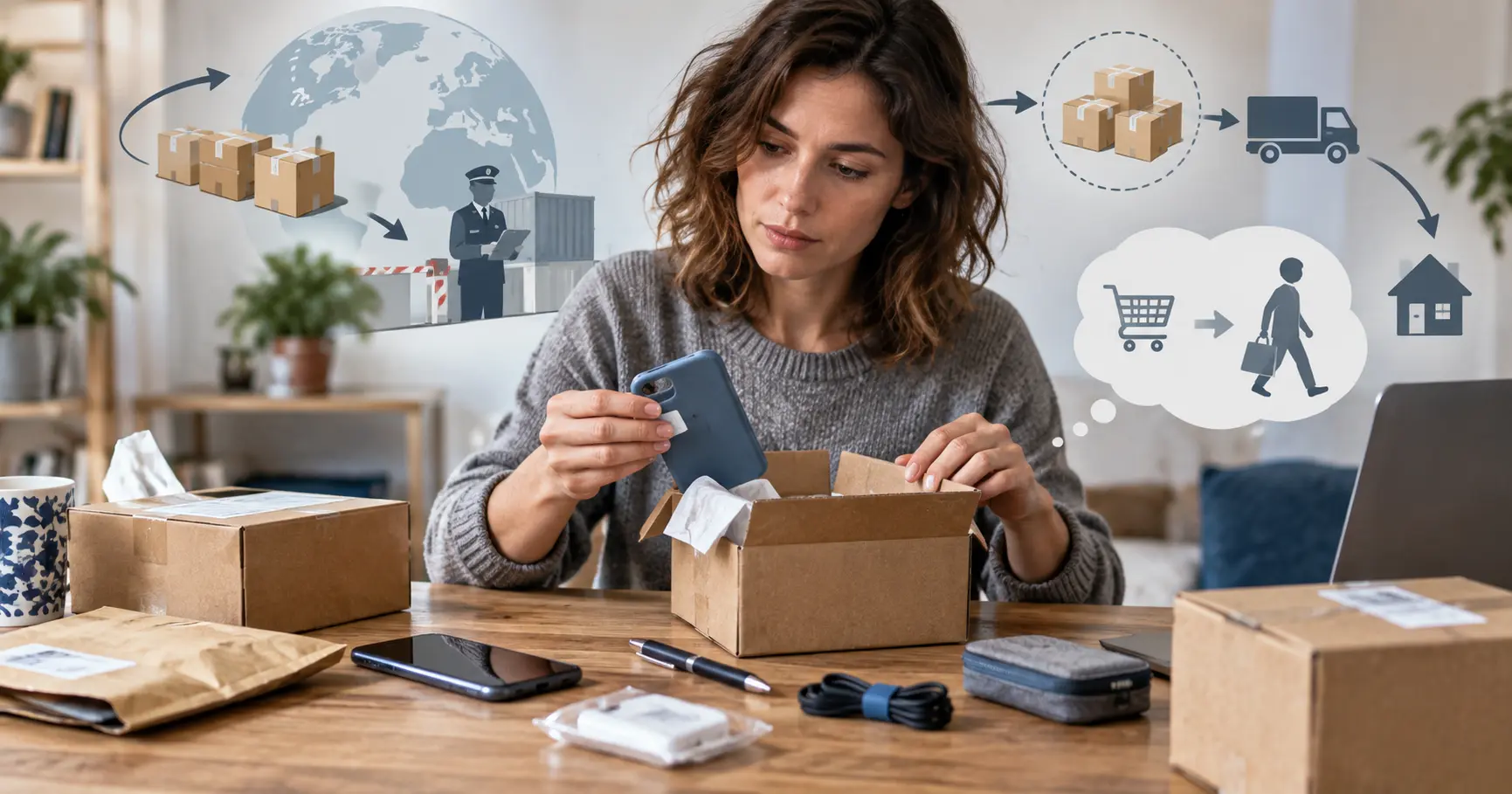 Dazio da 3 euro sui pacchi extra-UE acquistati attraverso piattaforme di e-commerce.